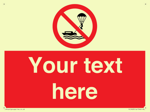 Custom No parasailing